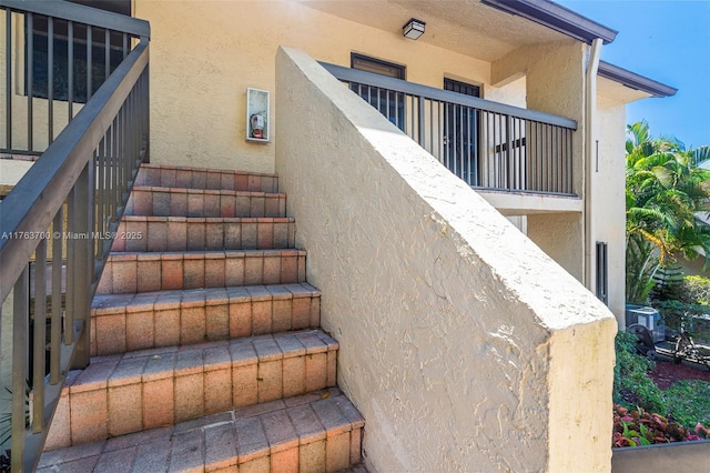 view of stairs