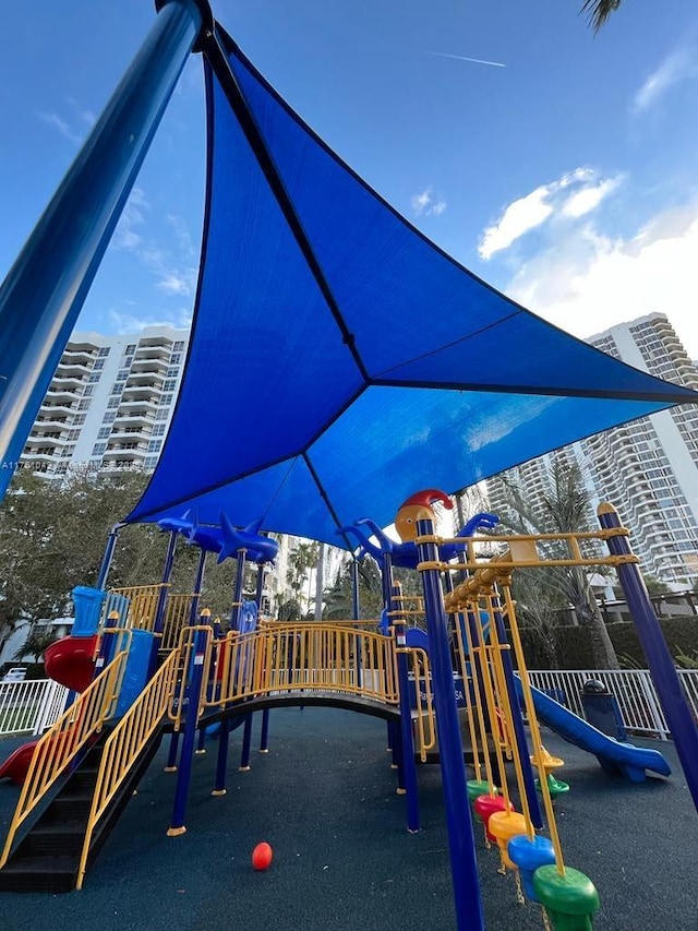 view of communal playground