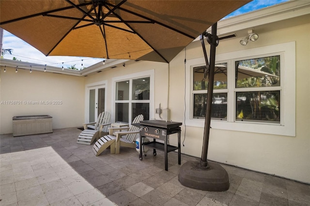 view of patio / terrace with french doors