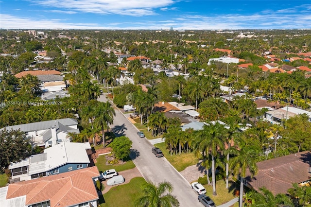 birds eye view of property featuring a residential view