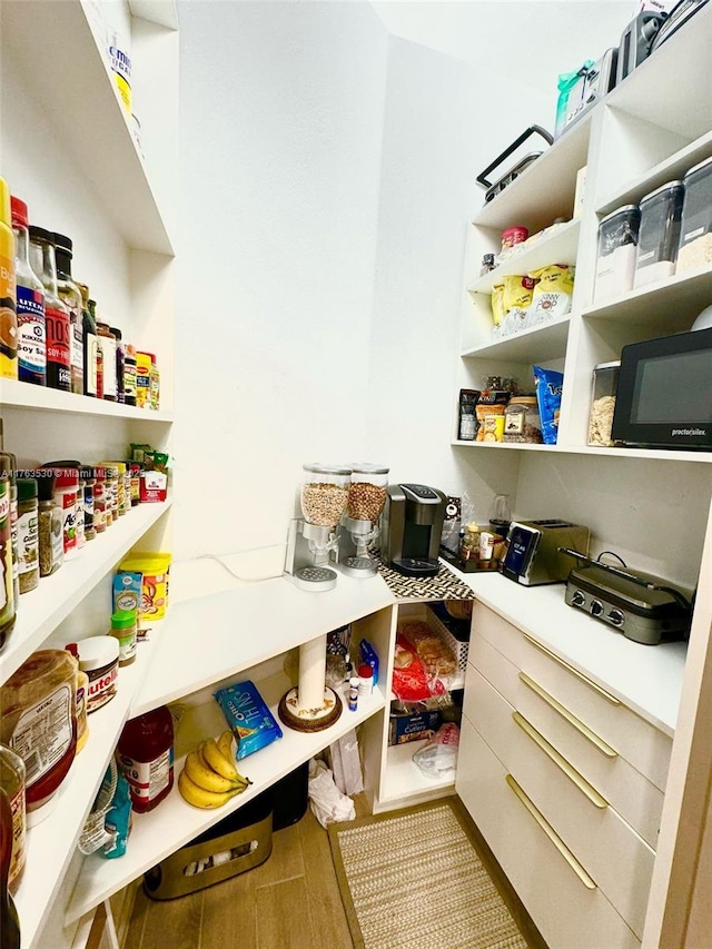 view of pantry