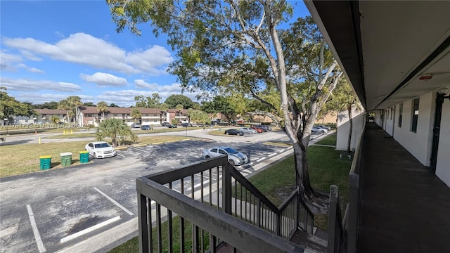 view of yard featuring a residential view