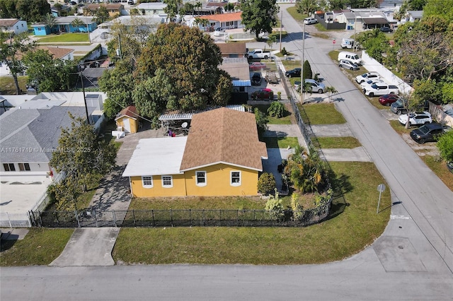 birds eye view of property featuring a residential view