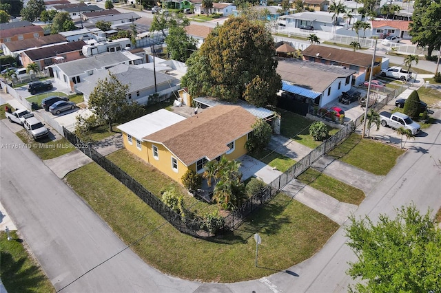 birds eye view of property featuring a residential view