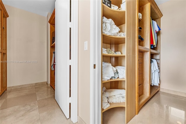 view of closet
