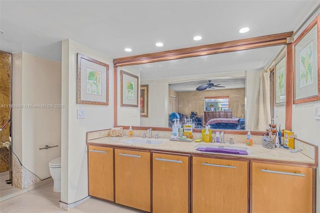 27425 SW 166th Ave, Homestead, FL 33031 - ensuite bathroom featuring a sink, toilet, double vanity, and ensuite bathroom