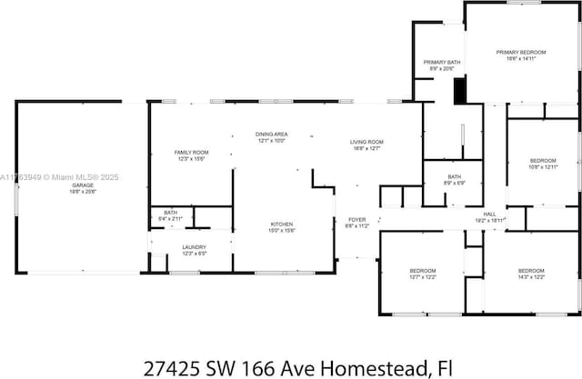 27425 SW 166th Ave, Homestead, FL 33031 - view of layout