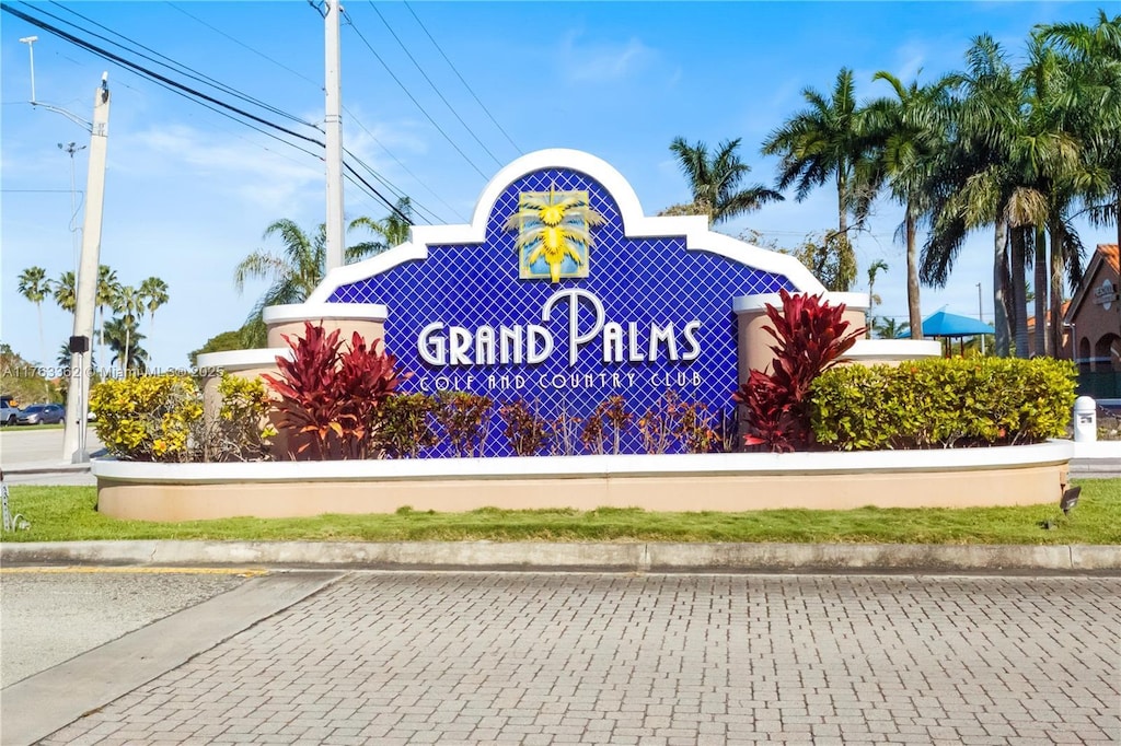 402 SW 158th Ter Unit 101, Pembroke Pines, FL 33027 - view of community sign