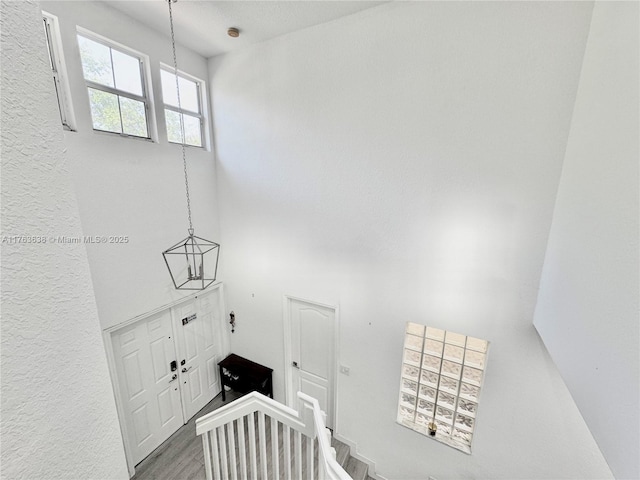 17130 SW 36th Ct Unit 17130, Miramar, FL 33027 - interior space with a high ceiling and wood finished floors