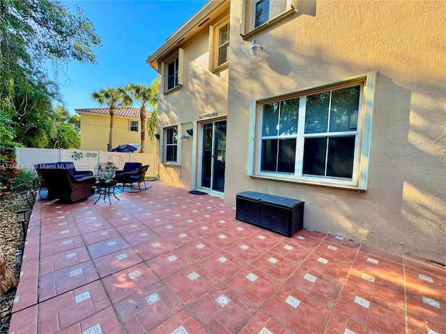 17130 SW 36th Ct Unit 17130, Miramar, FL 33027 - view of patio / terrace featuring fence