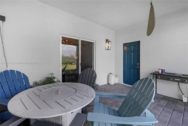 view of patio / terrace featuring outdoor dining area