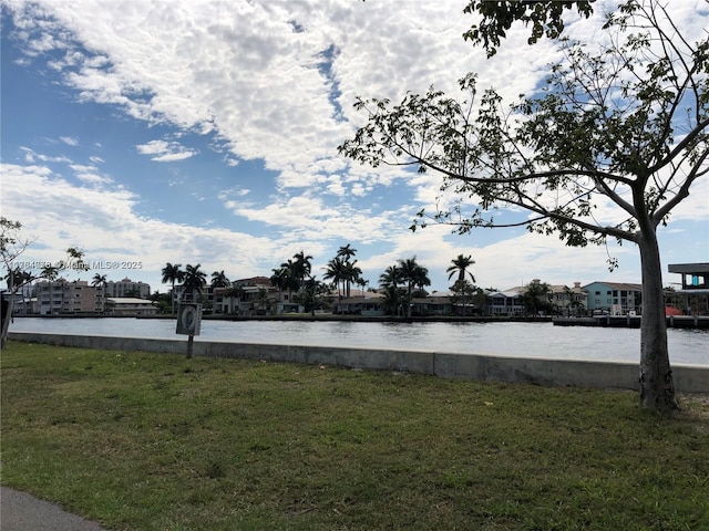 view of water feature