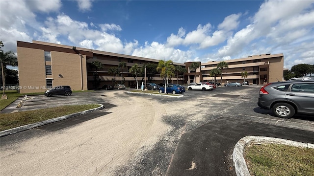 view of uncovered parking lot