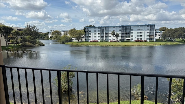 view of water feature