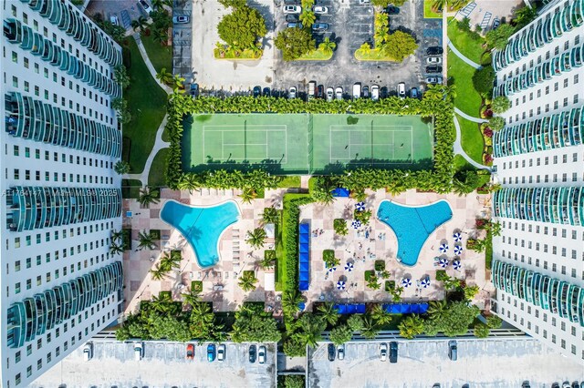 19380 Collins Ave Unit 307, Sunny Isles Beach, FL 33160 - community pool featuring a patio and fence