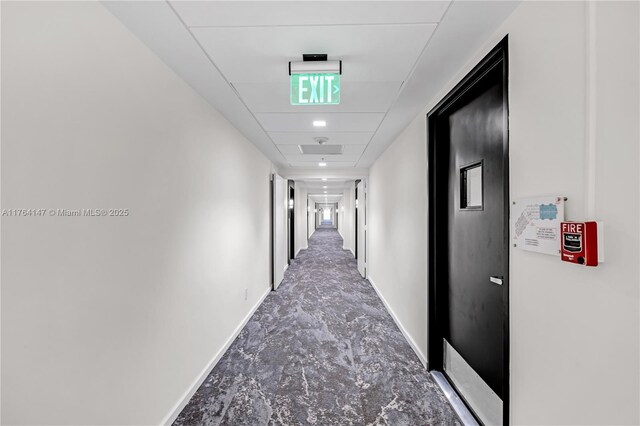 19380 Collins Ave Unit 307, Sunny Isles Beach, FL 33160 - hall featuring baseboards