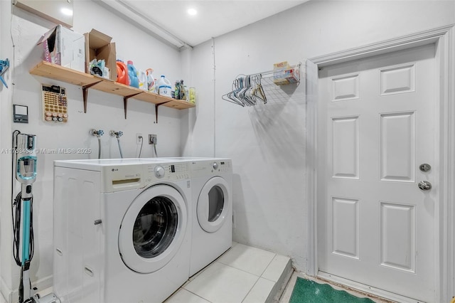 laundry area featuring laundry area and separate washer and dryer