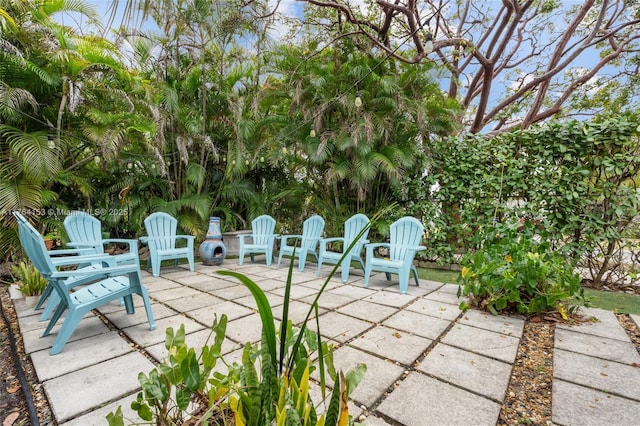 view of patio