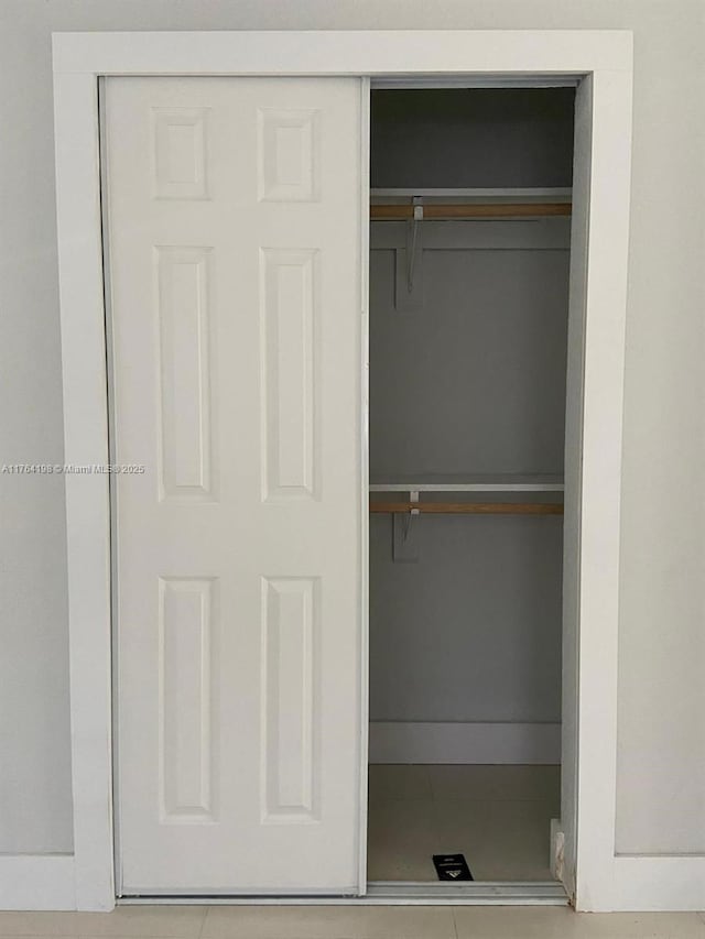 view of closet