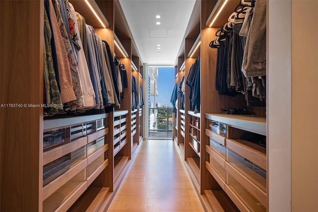 4701 N Meridian Ave Unit 603, Miami Beach, FL 33140 - spacious closet with light wood-type flooring