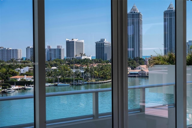 4701 N Meridian Ave Unit 603, Miami Beach, FL 33140 - water view with a city view