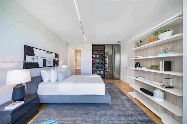 4701 N Meridian Ave Unit 603, Miami Beach, FL 33140 - bedroom featuring wood finished floors and visible vents