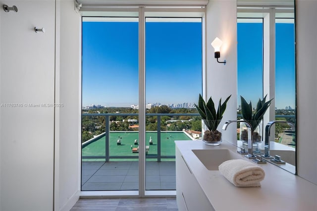 4701 N Meridian Ave Unit 603, Miami Beach, FL 33140 - bathroom with vanity