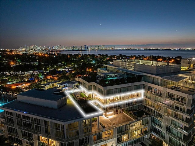 4701 N Meridian Ave Unit 603, Miami Beach, FL 33140 - aerial view featuring a water view