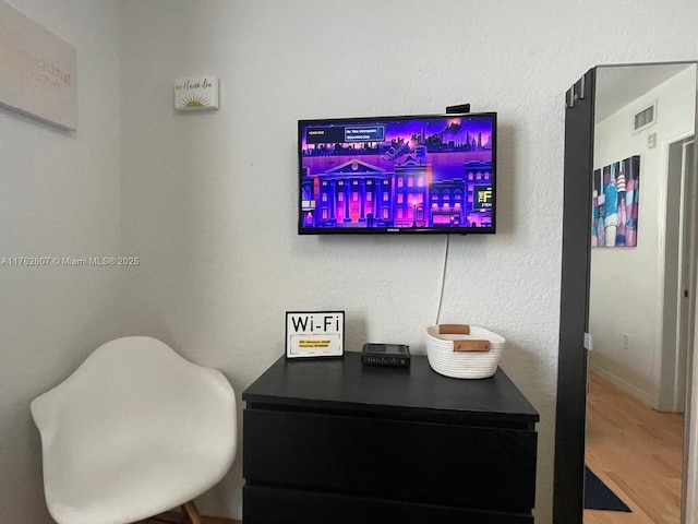 7326 Collins Ave Unit 207, Miami Beach, FL 33141 - detailed view of wood finished floors and baseboards