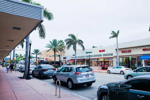 view of car parking