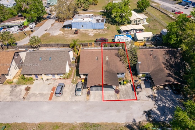 drone / aerial view featuring a residential view