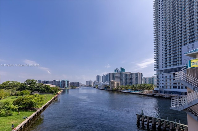 2602 E Hallandale Beach Blvd Unit R3004, Hallandale Beach, FL 33009 - water view with nearby urban area
