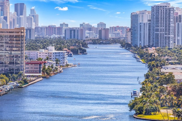 2602 E Hallandale Beach Blvd Unit R3004, Hallandale Beach, FL 33009 - water view featuring skyline