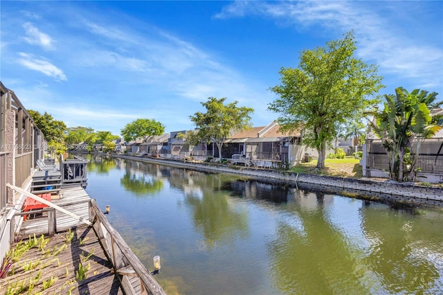 water view featuring a residential view