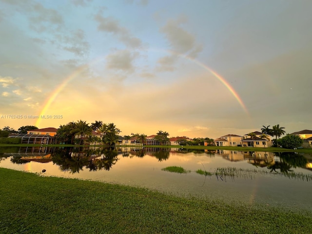 property view of water