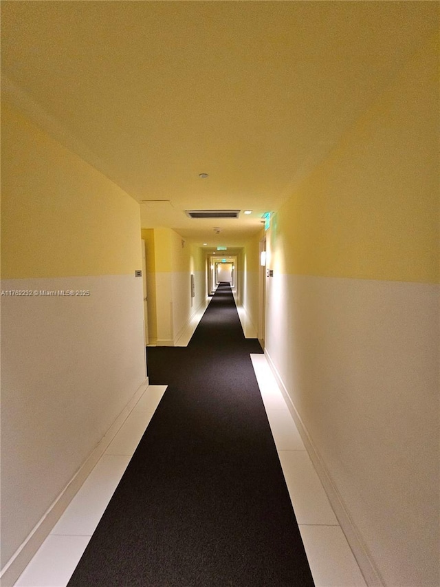 corridor with visible vents