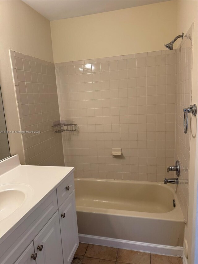 815 W Boynton Beach Blvd Unit 6-103, Boynton Beach, FL 33426 - full bath with vanity, tile patterned floors, and shower / bath combination