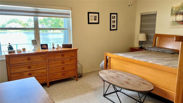 bedroom featuring baseboards