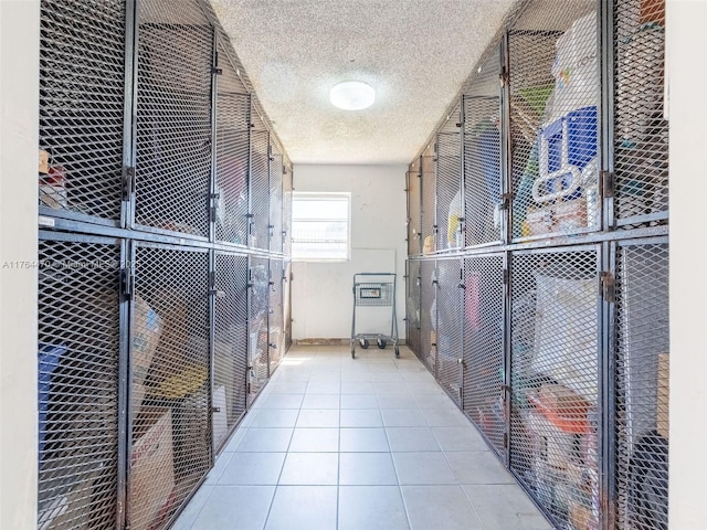 view of storage area