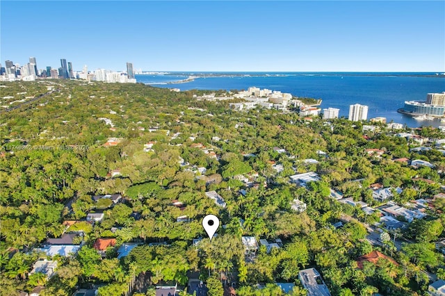 2803 Crystal Ct, Coconut Grove, FL 33133 - view of property location with a large body of water and nearby urban area