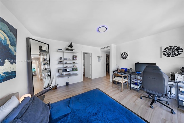 office featuring wood finished floors