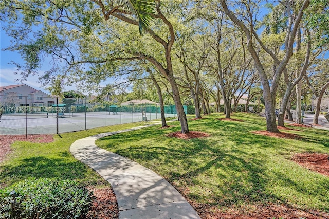 3234 SW 53rd Ct, Hollywood, FL 33312 - view of community featuring a tennis court