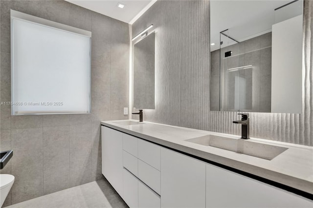 3234 SW 53rd Ct, Hollywood, FL 33312 - full bath with an enclosed shower, double vanity, and toilet