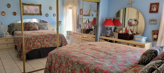 4801 NW 7th St Unit 810-16, Miami, FL 33126 - tiled bedroom featuring a closet