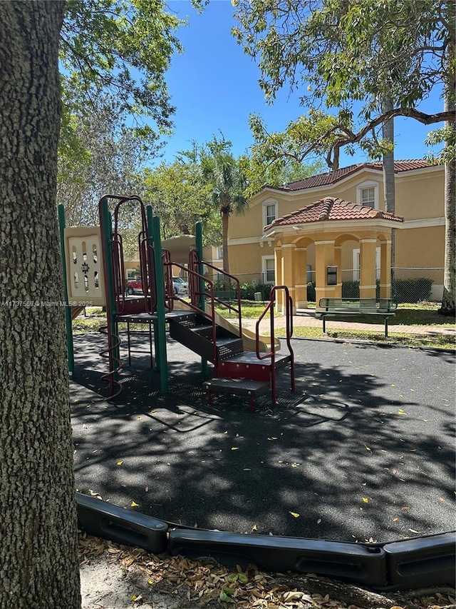 view of communal playground