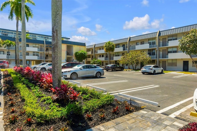 view of uncovered parking lot