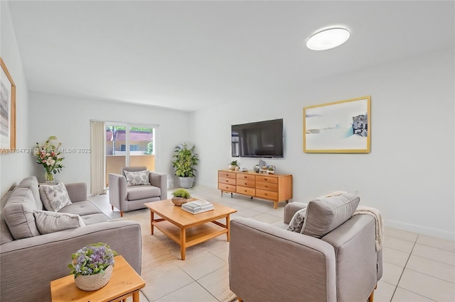 9952 SW 88th St Unit 9952, Miami, FL 33176 - living room featuring light tile patterned floors