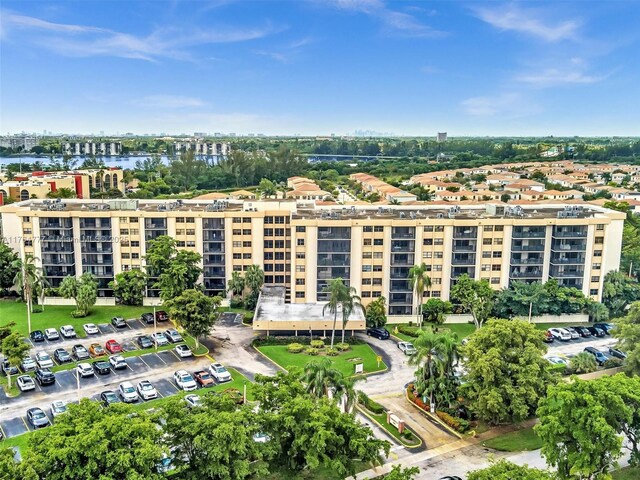 900 NE 195th St Unit 504, Miami, FL 33179 - birds eye view of property with a water view