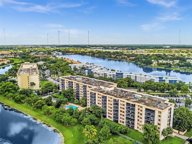 900 NE 195th St Unit 504, Miami, FL 33179 - aerial view featuring a water view