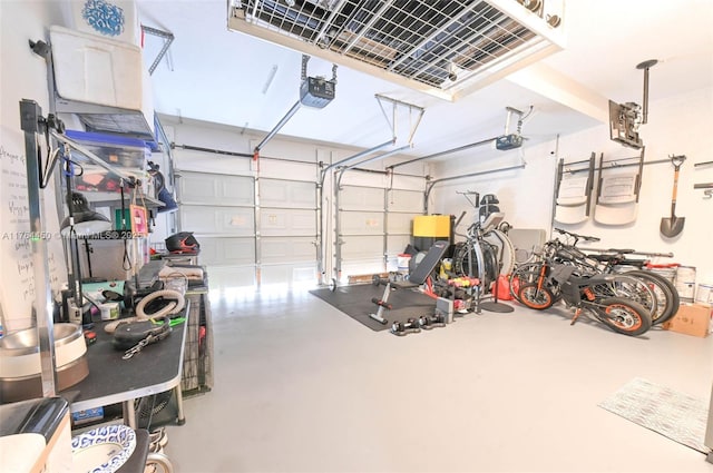 747 NE 193rd Ter, Miami, FL 33179 - garage featuring a garage door opener